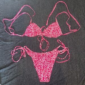 ZAFUL Floral Printed Bikini Set - US 4